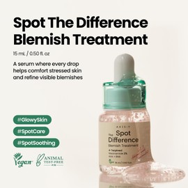 AXIS-Y Spot the Difference Blemish Treatment - Sérum con Niacinamida 2%, AHA BHA y Tea Tree para Piel Grasa y Sensible 15 ml skincare coreano