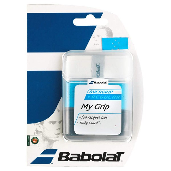 Babolat Unisex's My Overgrip X3 Racket Accesories, Black/Blue/White, One Size