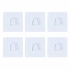 Sotfamily Trapezoidal Adhesive Pads Corner Shower Caddy, 6PCS