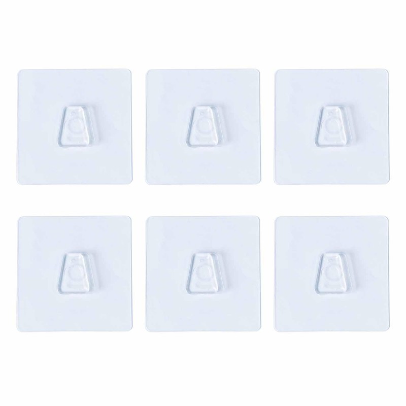 Sotfamily Trapezoidal Adhesive Pads Corner Shower Caddy, 6PCS