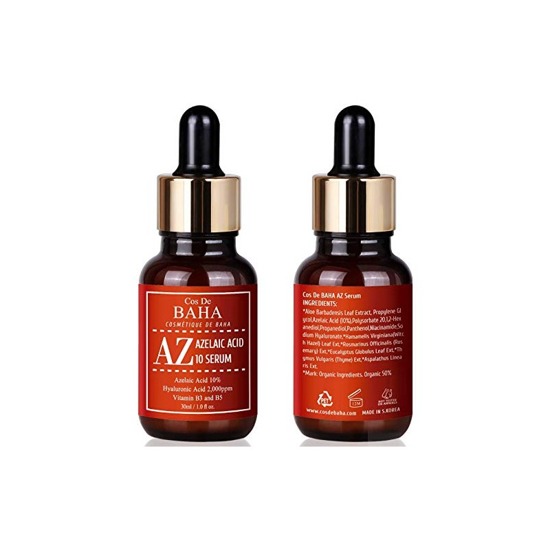Cos De BAHA Sérum facial de ácido azelaico 10% con