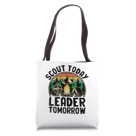 Scout Today Leader Tomorrow Camping Scouting Scouts Tote Bag