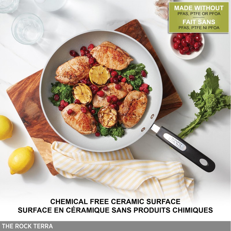 Starfrit The Rock TERRA 28cm (11'') Ceramic Non-Stick Fry Pan