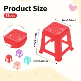 12 Pcs Canvas Stands for Painting Paint Stand Mini Canvas Feet Risers Fluid Painting Supplies Acrylic Pouring Paint Supplies Solid Color Plastic Paint Pouring Tools