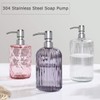 Chrome Soap Dispenser Pump Replacement - Silver 304 Rust Proof