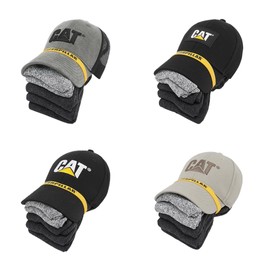 CAT Unisex Logo Cap/5 Sock Bundle, (1 Cap & 5 Pairs of Socks), 9-12