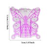 Honbay 100PCS Butterfly-Shaped Acrylic Nail/UV GEL Nail Extension Tips Form