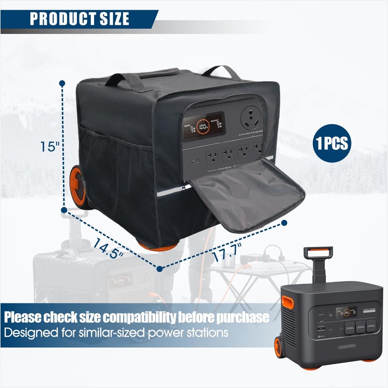 Generator Dust Cover for Jackery Solar Generator 2000 Plus, Outdoor