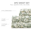LINENS & HUTCH Floral Dream 4-Piece Pattern Sheet Set
