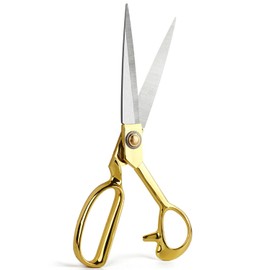 10" Sewing Scissors,Heavy Duty Tailor Scissors Shears for Fabric,Leather,Raw Materials,Dressingmaking,Altering-Professional Upholstery Shears for Dressmakers Students Office Crafting