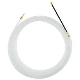 Cable retraction aid, 10 metres, 3 mm thick retractable spring, nylon retractable spiral, pull wire for empty pipes