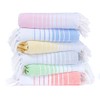 Oversized Turkish Beach Towels - 6 Pack, Quick Dry &