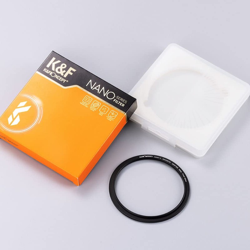 K&F Concept Step Up Ring Magnetic Filter Adapter Ring 55