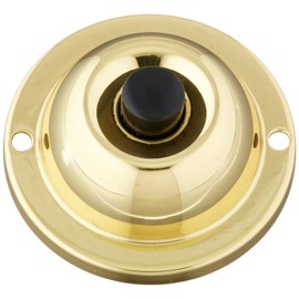 Edwards Signaling 603 Low Voltage Push Button, Solid Brass