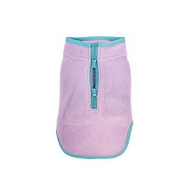 Huskimo Dog Coat Chill Mauve, Purple 52.5cm – Soft Microfleece Dog Jacket with Subzero Temperature Control Fabric, Dual Zip & Velcro Adjustments, Machine Washable