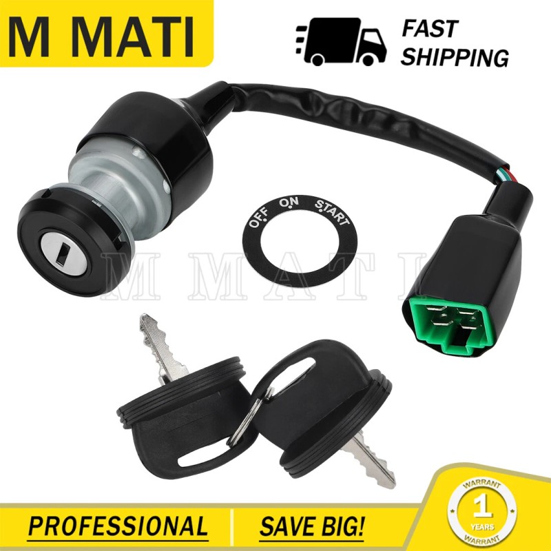 M MATI Ignition Key Switch 0455031 Fits Polaris UTV RZR