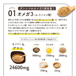 Roasted Flaxseeds, Granules, 200g, Domestically Roasted, Flaxseed, Flax Seeds [05] Super Food Nichiga