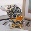 Easter Egg Trinket Box Enameled Easter Egg Jewelry Box Organizer