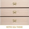 Cabilock Brass Crab Door Handle - Unique Nautical Drawer Pulls