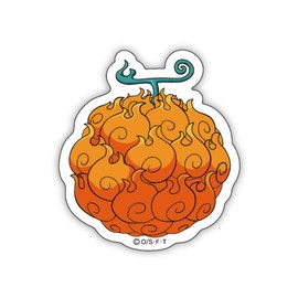 K Company One Piece Devil Fruit Sticker Melamella's Fruit OP-STK2-MR H5.5 x W4.5 cm