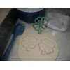 AJT CLOVERLEAF ASCENDING SIZE 4 LEAF CLOVER SHAMROCK SET OF