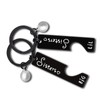 Sister Gift from Sister Friendship Keychain Big Sis Lil Sis