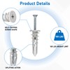 Vmuter Self Drilling Drywall Anchors, 170PCS Heavy Duty Dry Wall