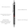 Rotring Tikky Lightweight Ballpoint Pen with Rubberised Grip - Black