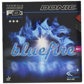 DONIC MAX AL063 Table Tennis Blue Fire M1 Soft Rubber Backing Red