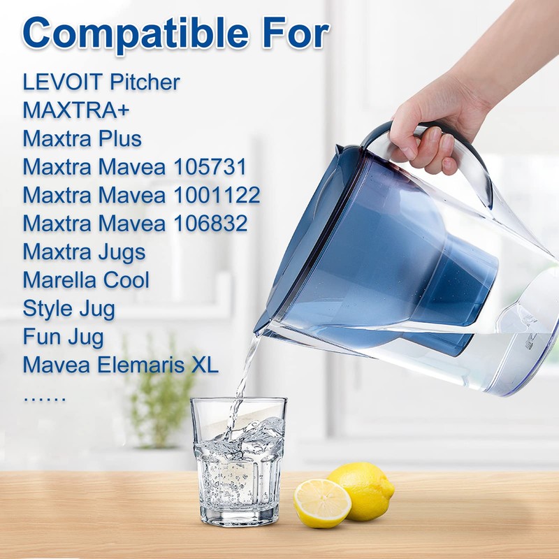 3 Pack Water Filter for All Brita Maxtra,Maxtra+,Mavea Jug Refills