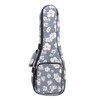 Ukulele Case Backpack Hawaiian Hibiscus Flower Pattern Thickened Ukulele Padded