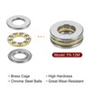 sourcing map 4pcs F6-12M Miniature Thrust Ball Bearings 6mm Bore