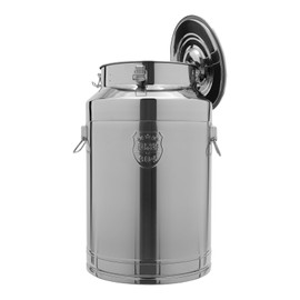 VPABES 76L/20.08Gallon Stainless Steel Milk Can, Heavy Duty Milk Container Milk Jug Milk Bucket Wine Pail Bucket Bottle Liquid Container Storage for Grain Wine Liquid,Stainless Steel Sealed Tank