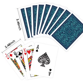 Playing Cards,Decks of Cards,Playing Cards 2 Pack for Kids and Adults,Poker Cards Professional,Bridge Cards Standard Size,Playing Cards Set for Game Night,Pinochle,Cartas,Magic Props,Go Fish