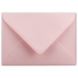 75 Size) B6 Pink envelopes 80 g/m² Nassklebung Your Glüxx Agent Post in Envelopes Without Window Christmas Card Invitations
