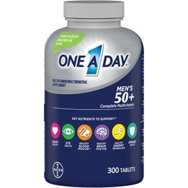 One A Day BAYER One A Day Men's 50+ Healthy Advantage Multivitamin + Nutrients 300 Tablets