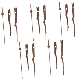 SHINEOFI 5 Sets Wooden Clock Hands Replacement DIY Repair Hands for Decorative Wall Clocks Easy Installation Fine Texture Multi Use