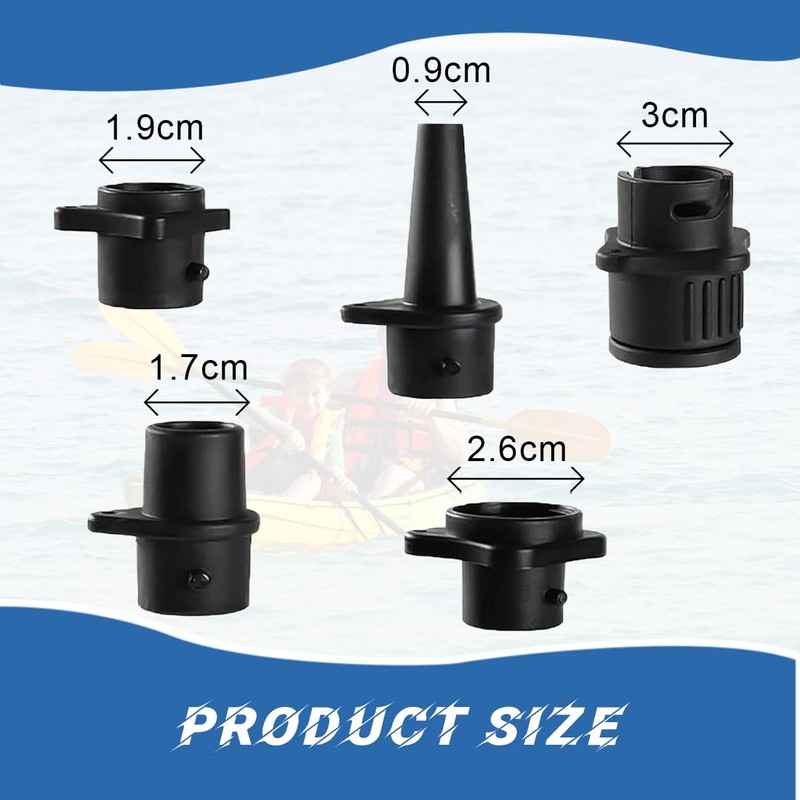 Inflatable/SUP and Kite/Boston Valve Pump Adapter - For Conventional Air