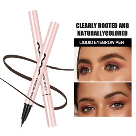 Microblading Eyebrow Pen & Waterproof Eyebrow Pencil, Lift Brow Tint Pen – Smudge-Proof, Transfer-Proof Magic Pencil for Natural Defined Brows