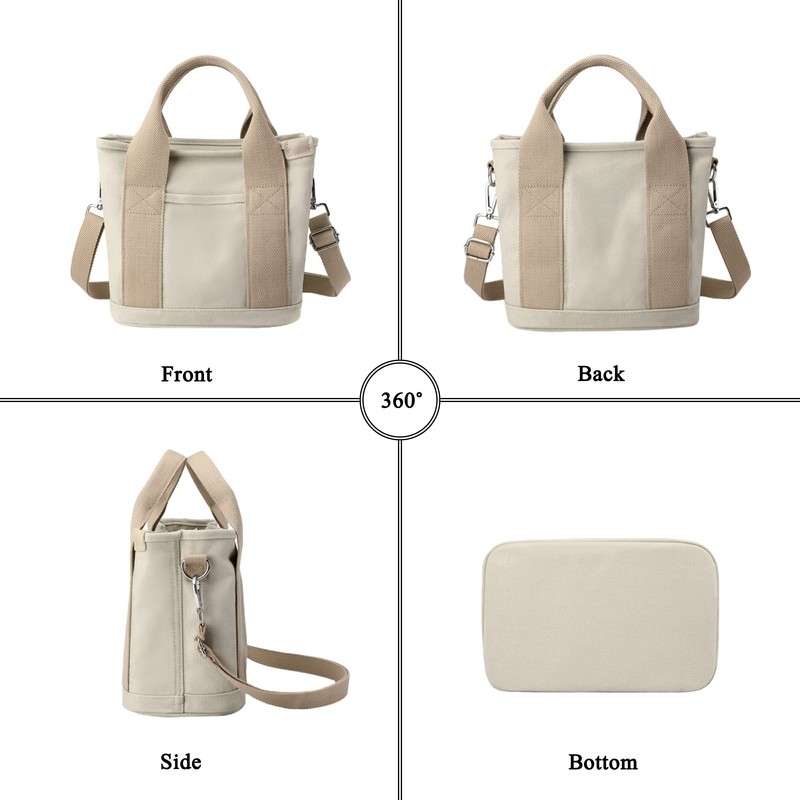 Canvas Tote Bag for Women Stylish Crossboy Handbag Casual Hobo