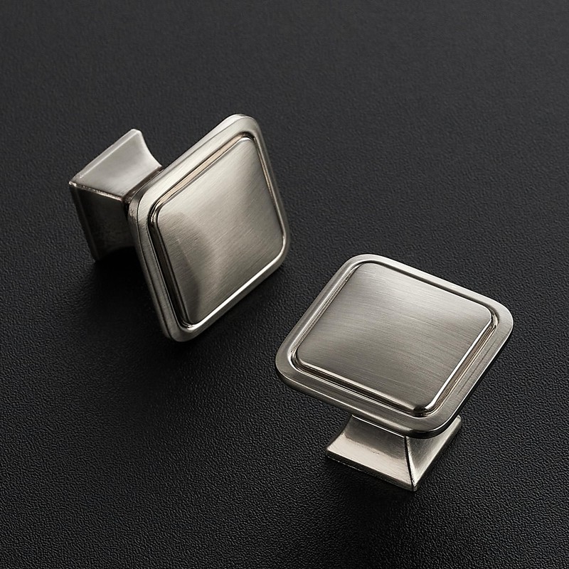 Ravinte 30 Pack Solid Single Hole Square Foot Cabinet Arch