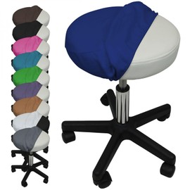 Linxor® Terry Protective Cover for Round Stool – 9 Colours – EG Standard, , , sky blue,