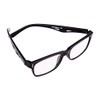 PLOPLO High Magnification Power Reading Glasses Readers 4.00-6.00 (Black, +4.0)