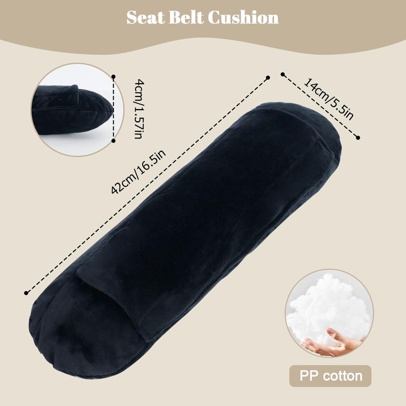 RoamReady Rounded Corners Seat Belt Pillow for Post Heart Surgery