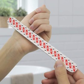 Watercolor Flamingos Double-Sided Nail File Emery Board Set 4 Pack