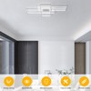 GEADI Modern Dimmable Ceiling Light,35.4" White Led Ceiling Light Fixtures