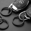 FEGVE Titanium Key Chain Rings Split Rings 4 Pack –