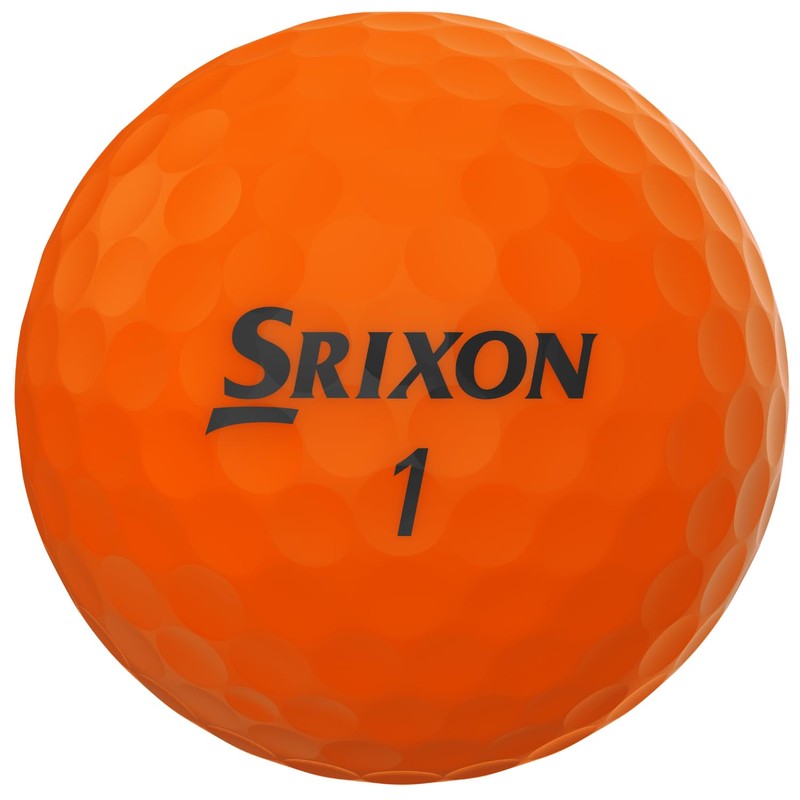 Srixon Soft Feel Brite Golf Balls, Orange