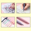 SEIWEI 6Pcs Pastel Pencils Set Triangle Bar Mechanical Pencils Retractable