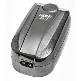 Hidom High Efficiency Quiet Adjustable Multi-Speed Twin Outlet Aquarium Air Pump - 4.5w 5.4 LPM